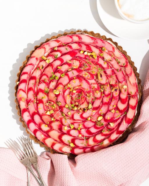 Rhubarb tartare