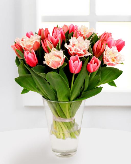 Bouquet of Estonian tulips