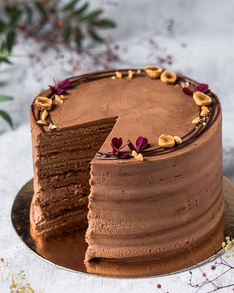 Торт Медовик с шоколадом