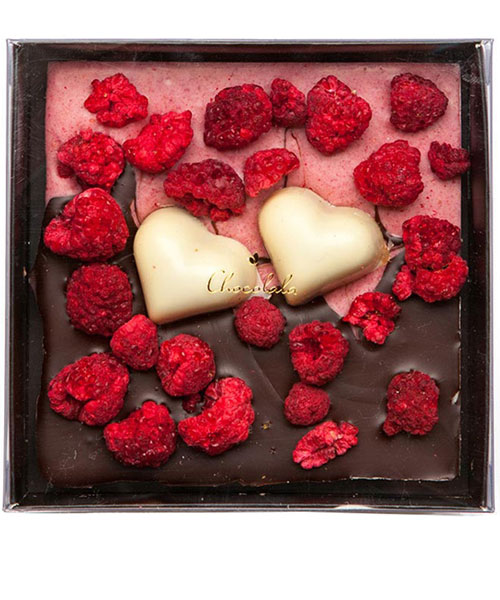 Vaarika ja tumeda šokolaadi tahvel